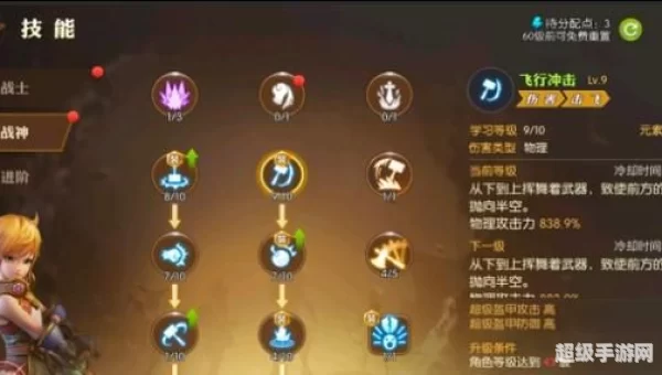 龙之谷战士加点